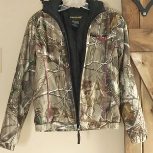 Ladies Camo Hooded Jacket